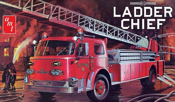 AMT 1204 AMERICAN LAFRANCE LADDER CHIEF FIRE TRUCK