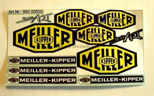 Aufkleberset Meiller-Kipper