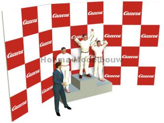 Carrera 21121 Winner`s rostrum with se