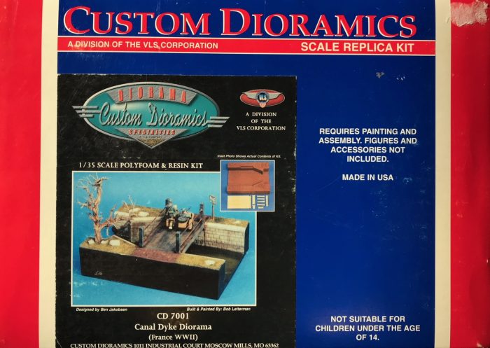 Custom Dioramics CD 7001 Canal Dyke Diorama