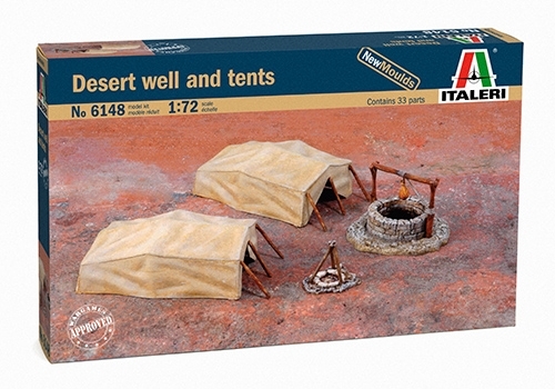 Desert well and tents