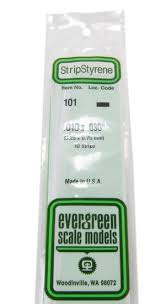Evergreen 101 strip 0.25x0.75