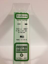 Evergreen 104 strip 0.25x2
