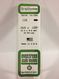 Evergreen 116 strip 0.4x3.2