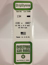 Evergreen 134 strip 0.8x2