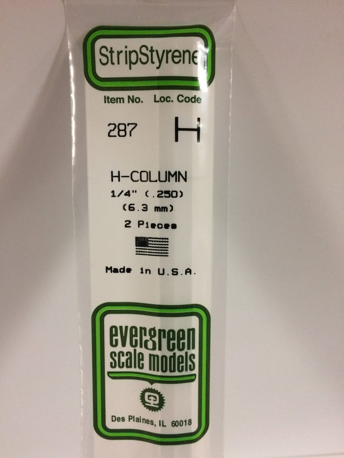 Evergreen 287 H-profiel 6,4