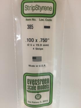 Evergreen 385 "Strip 24"" 2.5x19"