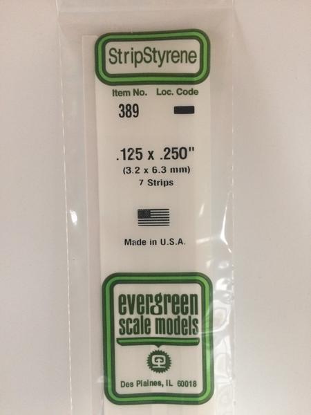 Evergreen 389 "Strip 24"" 3.2x6.4"