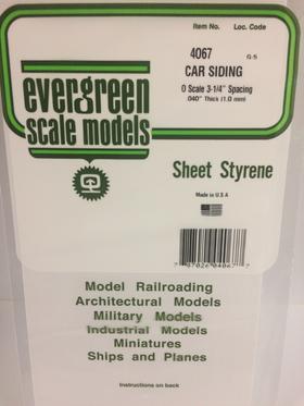 Evergreen 4067 O car siding