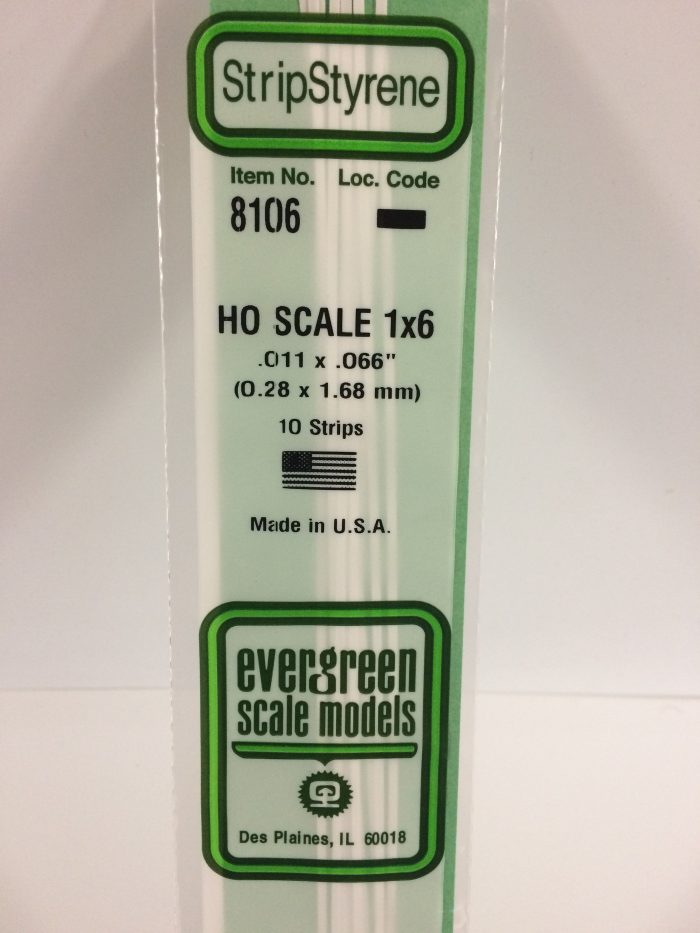 Evergreen 8106 strip 0,28x1,68