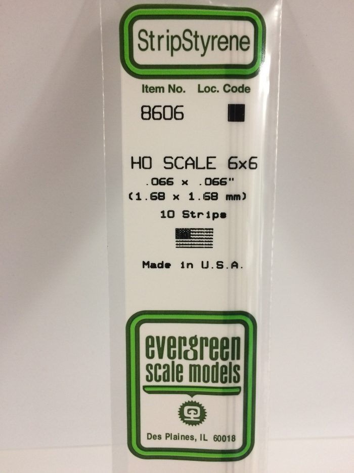 Evergreen 8606 strip 1,6x1,6