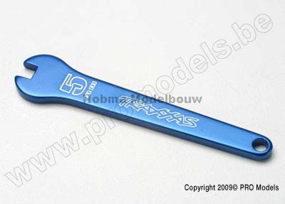 Flat wrench, 5mm (blue-anodized alumin