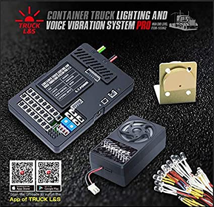 G.T.Power C7964 Container Truck Lighting and Voice Vibration System for Tamiya RC4WD Tractor RC Truck