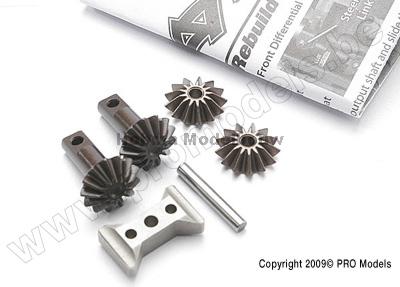 Gear set, differential (output gears (