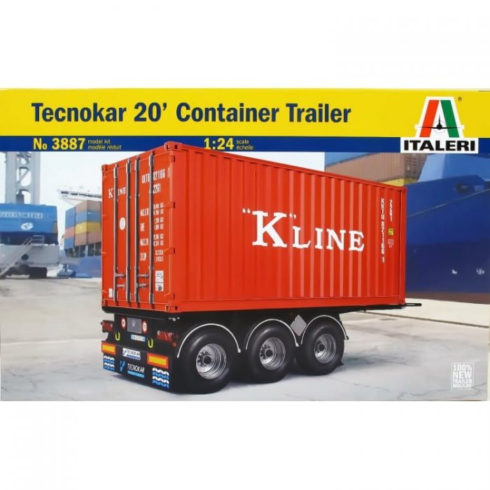 Italeri 3887 Tecnokar 20' Container Trailer