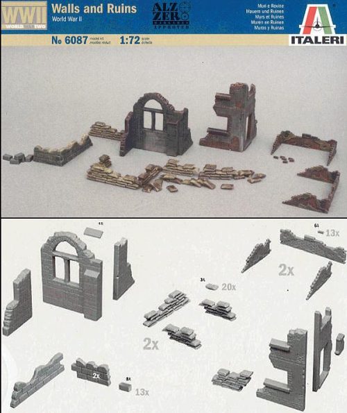 Italeri 6087 Walls and Ruins