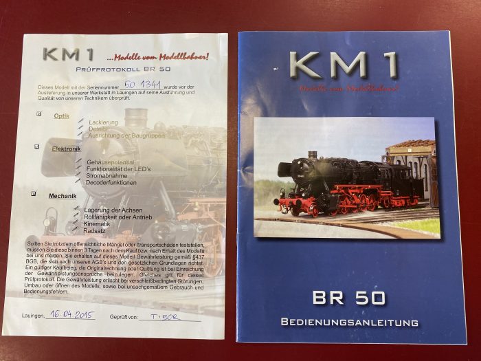KM1 105025 Spur 1 Dampflok Baureihe 50 BR 050 446-4
