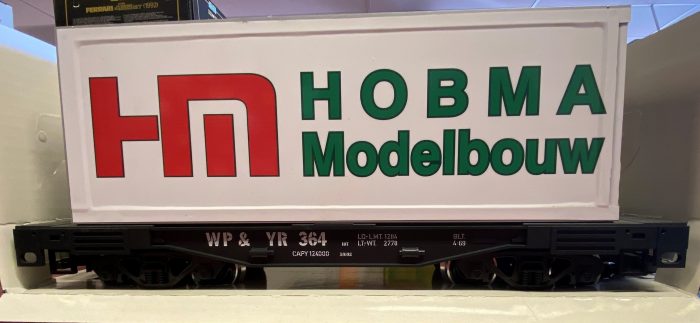 LGB 4085 Containerwagon Hobma Modelbouw