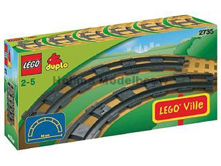 Lego 2735 NML- Gebogen rails