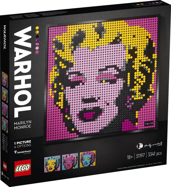 Lego 31197 Art Andy Warhol's Marilyn Monroe