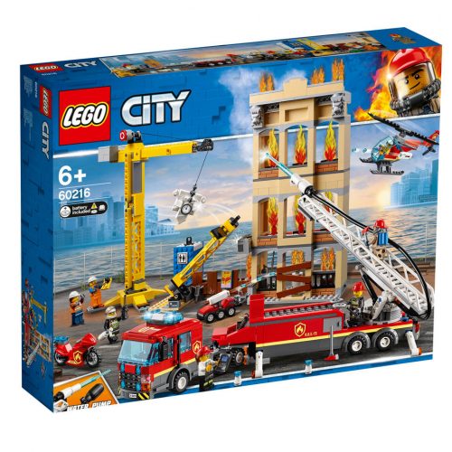 Lego City 60216 brandweerkazerne in de stad