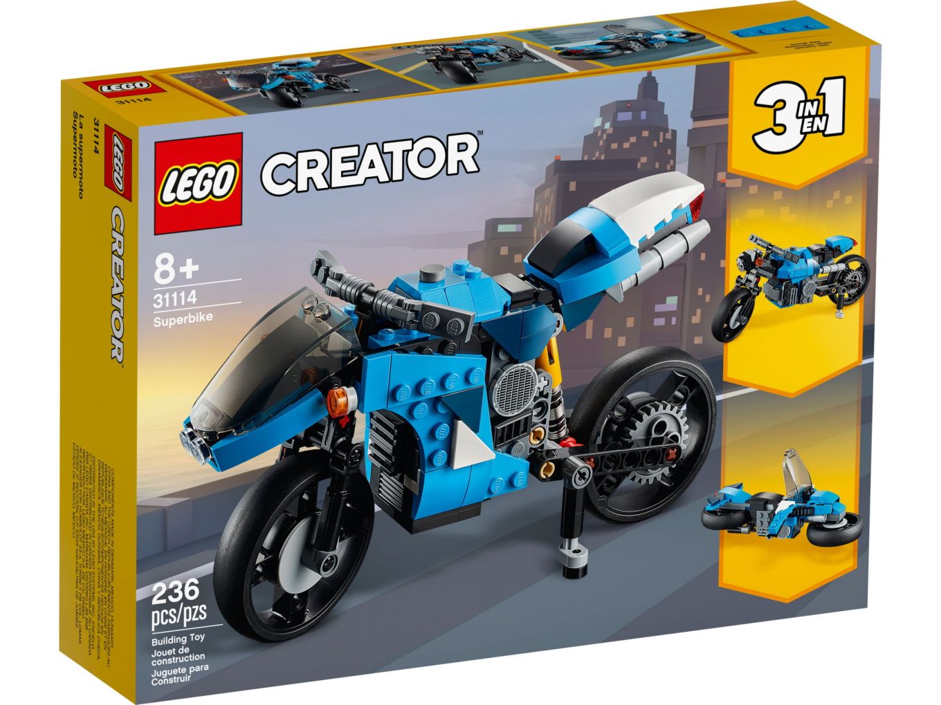 Tegenstander Zonnebrand lekkage Lego Creator 31114 Snelle motor - Hobma Modelbouw B.V.