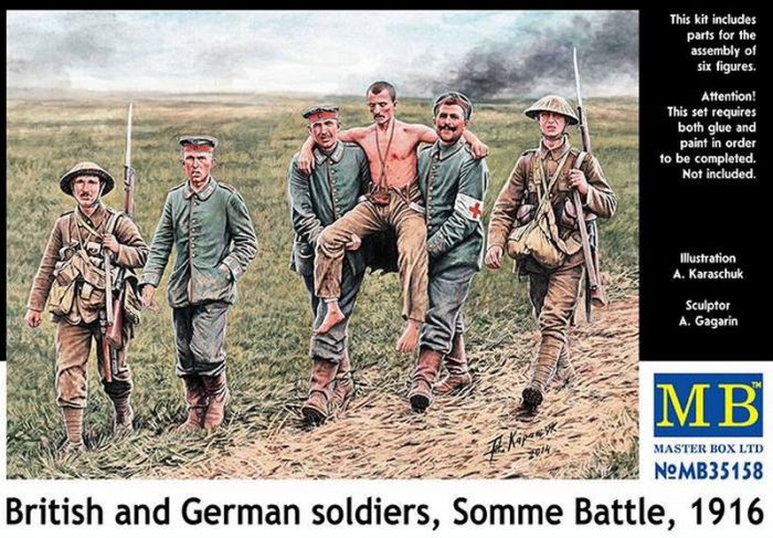 MB35158 British & German Soldiers 1916