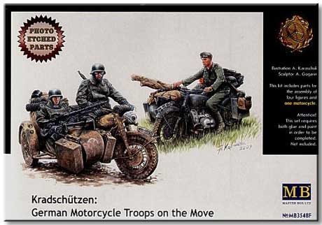 MB3548F German Motorcycle Troops