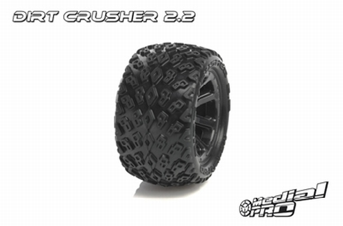 Medial Pro 5105 Tyre Set Dirt Crusher Revo 1/16