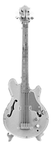 Metal Earth 075 Electric Bass Guitar