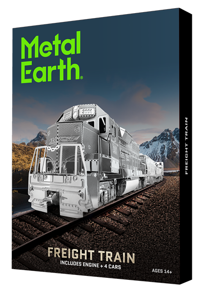 Metal Earth 104 Freight Train Gift Box