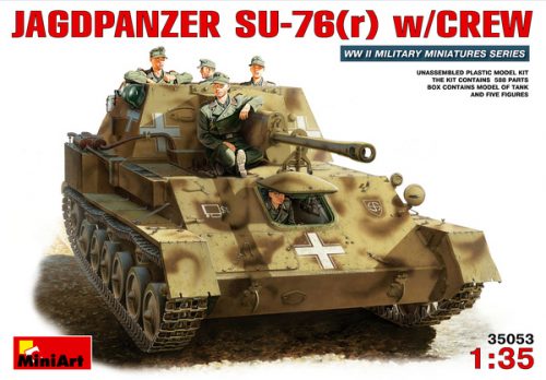 MiniArt 35053 German Jagdpanzer su-76 R W/Crew