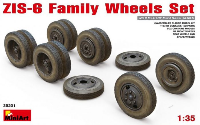 MiniArt 35201 ZIS 6 Family Wheels Set