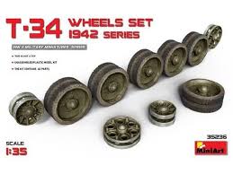 MiniArt 35236 T34 Wheels set 1942 Serie