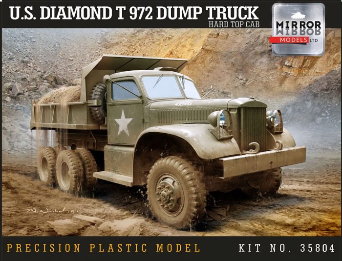Mirror 35804 US Diamond T 972 Dump Truck,