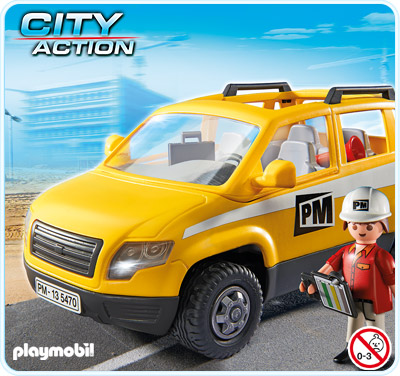 Playmobil 5470 Werfleider met voertuig