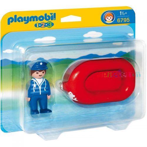 Playmobil 6795 Zeeman met rubberboot