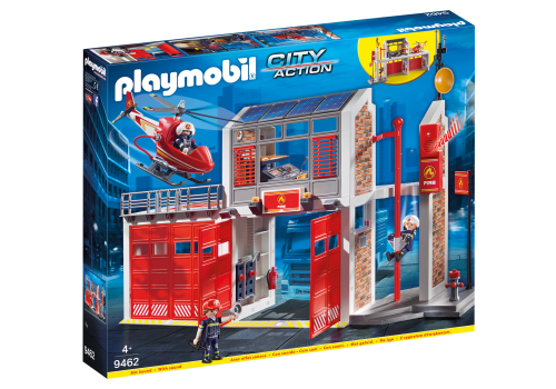 Playmobil 9462 Grote brandweerkazerne met helicopter