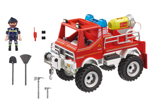 Playmobil 9466 Brandweer terreinwagen met waterkanon
