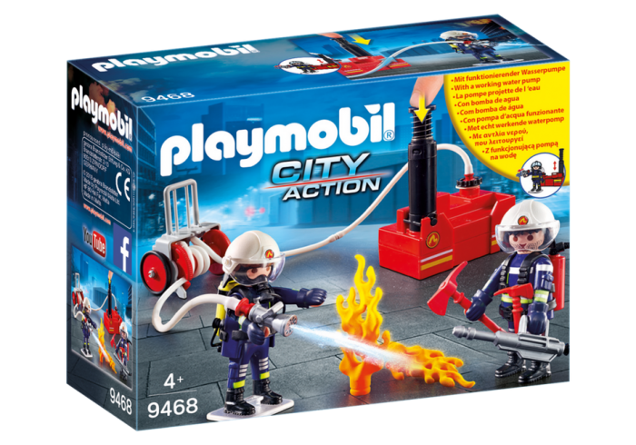 Playmobil 9468 Brandweerteam met waterpomp