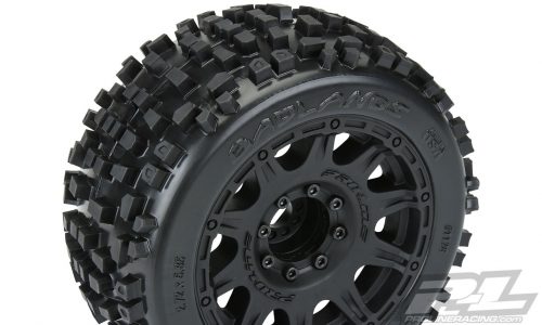 Proline 1178-10 Badlands 3.8" All Terrain Tires Mounted for 17mm MT Front or Rear