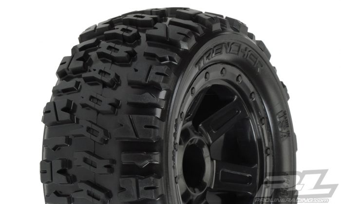 Proline 1194-11 Trencher 2.2" M2 (Medium) All Terrain Tires Mounted for 1:16