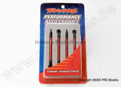 Push rods, aluminum (red-anodized) (4) tra7118x