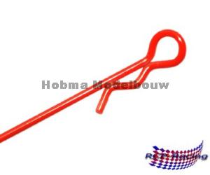RCP-11030 Body clips lang, rood (4 st