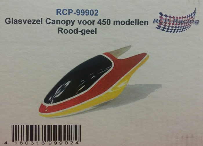 RCP-99902 Glasvezel Canopy voor 450, r