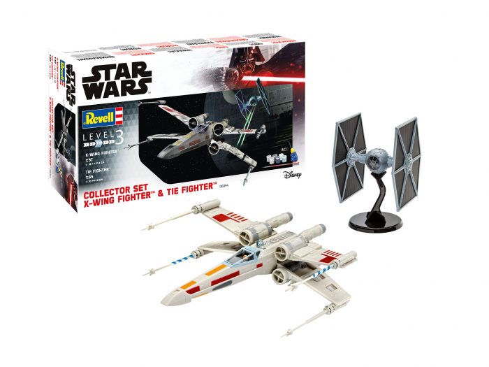 REVELL 06054 Collector set X-WING FIGHTER + TIE FIGTER