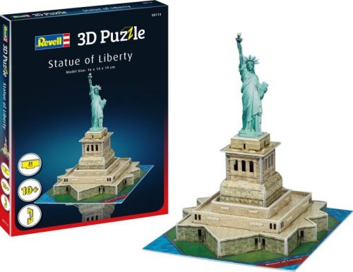 Revell 00114 3D puzzle statue of Liberty 16x14x19 cm