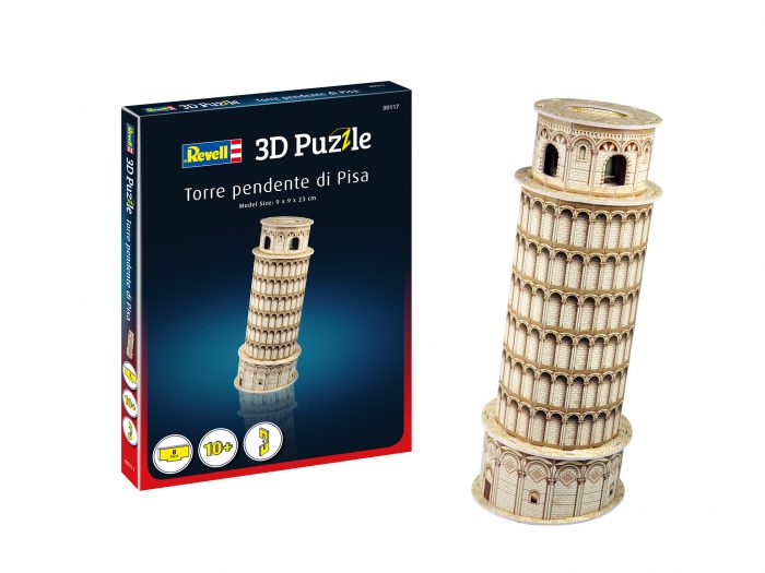 Revell 00117 3D puzzle Torre Pendente si Pisa 9x9x23cm