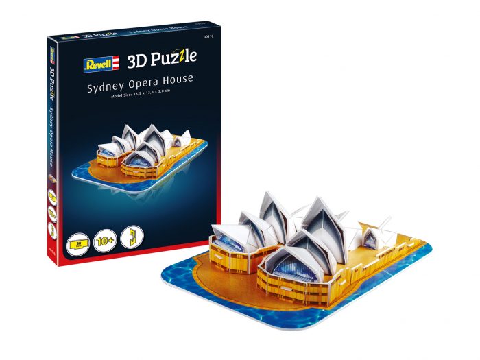 Revell 00118 3D puzzle Sydney Opera House 18,5x13,3x5.8cm