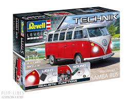 Revell 00455 volkswagen T1 Samba bus met licht en geluid